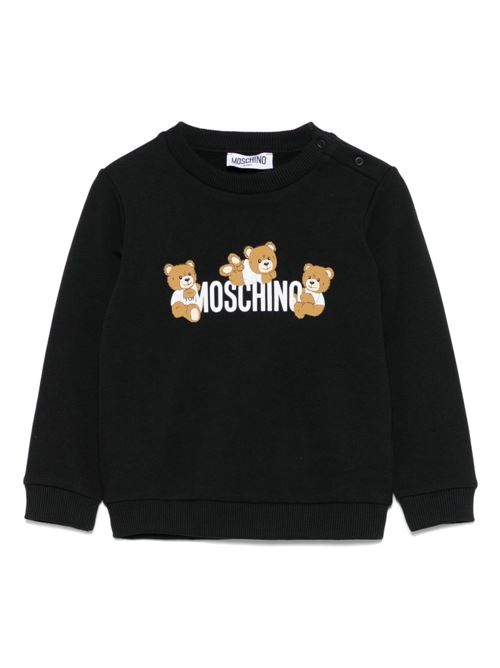 Felpa neonata girocollo MOSCHINO BABY | M9F04QLCA1960100